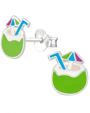 Pendiente de agua de coco y epoxi