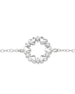 Pulsera de plata de ley 925