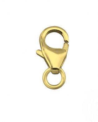 Broche de langosta plata de ley 925