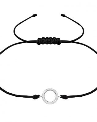 Pulsera con cordón ajustable