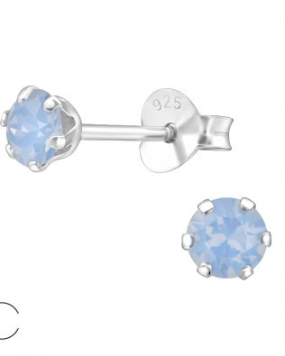 Pendientes redondos plata